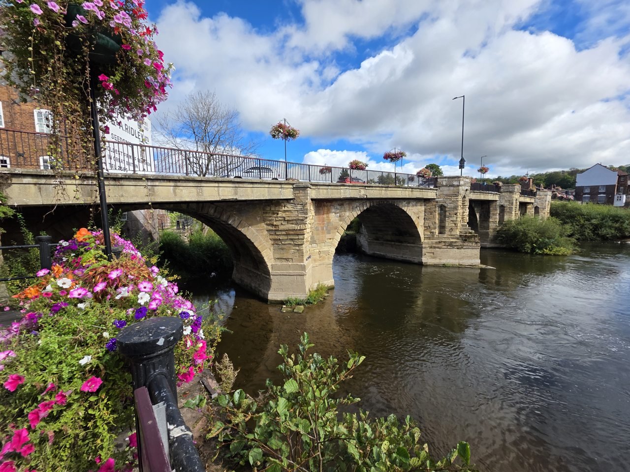 The bridge over the River Severn in Bridgnorth