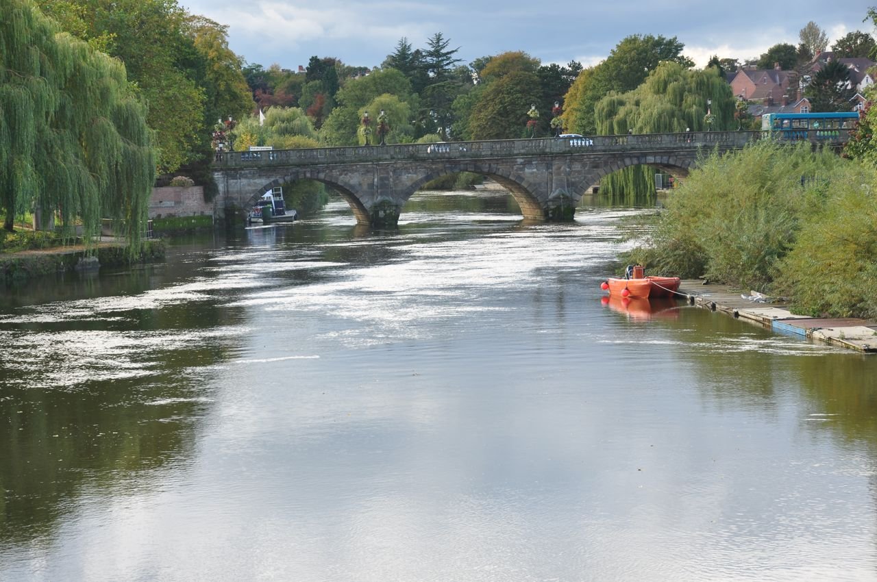 The River Severn in Shrewsbury